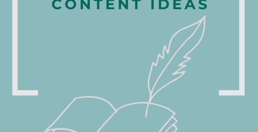 GENERATE TONS OF CONTENT IDEAS